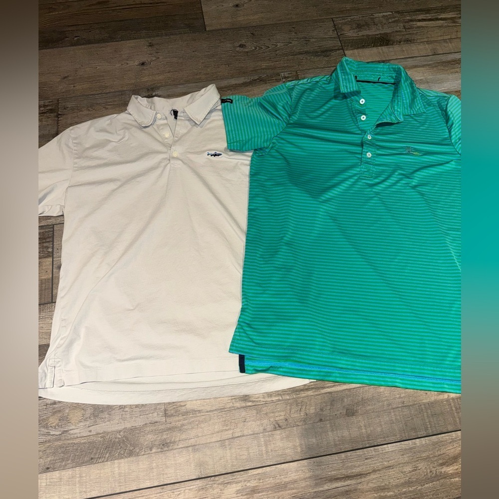 Men’s Large Polo’s RLX and Patagonia EUC